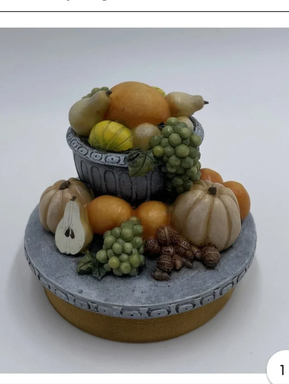 Our America Gift Elegant Fruit Candle Topper - Multi-Color